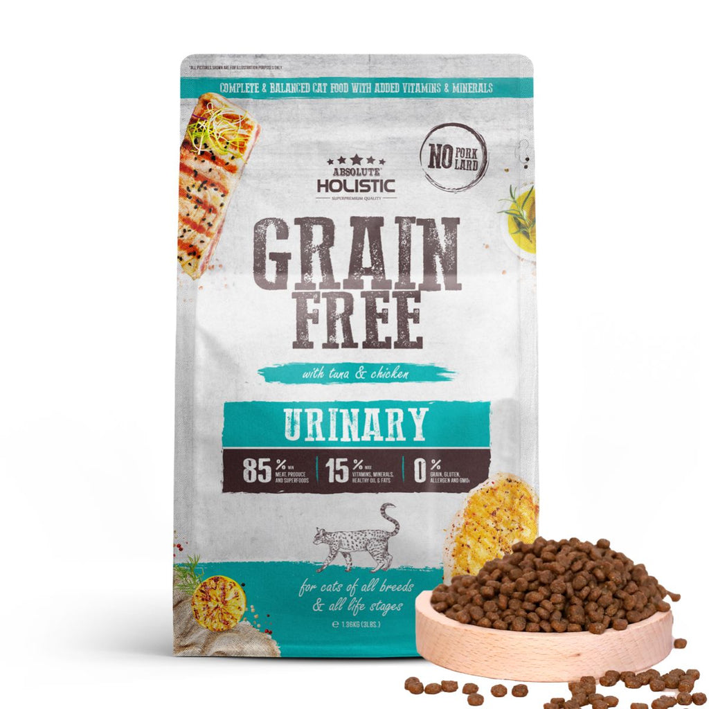 Absolute Holistic Grain Free Dry Cat Food - Urinary (3lbs)