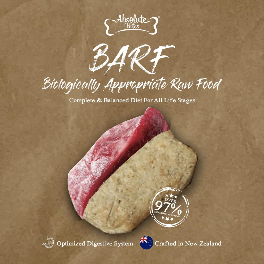 Absolute Bites Country Bites Superfoods Infused Freeze Dried Raw Dog Food - Grassland Raw Beef (12oz)