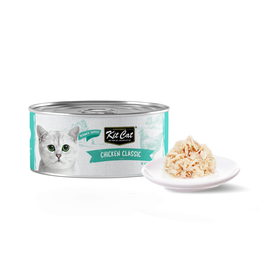 Kit Cat Deboned Toppers Cat Canned Food - Chicken Classic (80g)