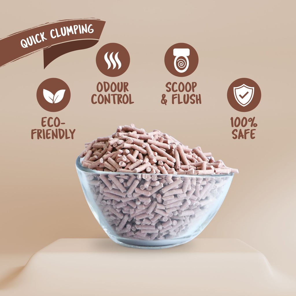 Kit Cat Soya Clump Cat Litter - Coffee (7L)