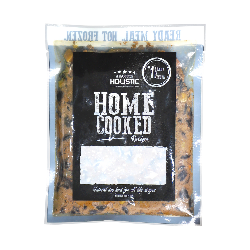 (Trial Pack) Absolute Holistic Home Cooked Style Recipe Gently Cooked Dog Food - Duck, Peas & Pumpkin