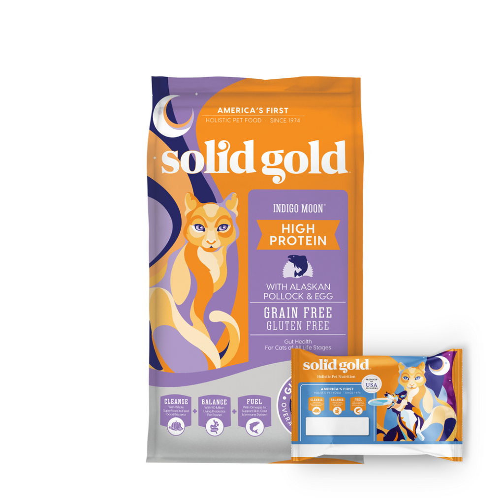 Solid Gold Grain Free Dry Cat Food - Pollock & Egg, Indigo Moon (Sample)