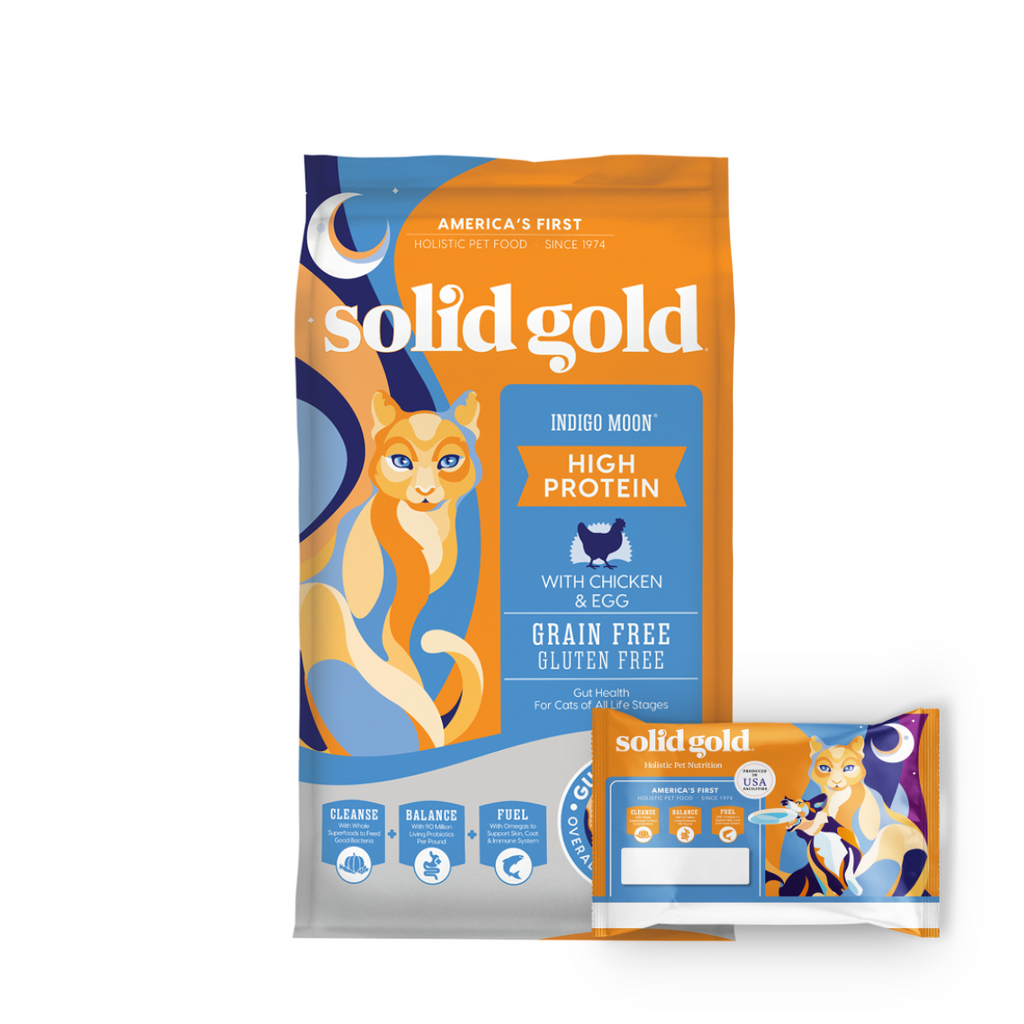 Solid Gold Grain Free Dry Cat Food - Chicken & Egg, Indigo Moon (Sample)