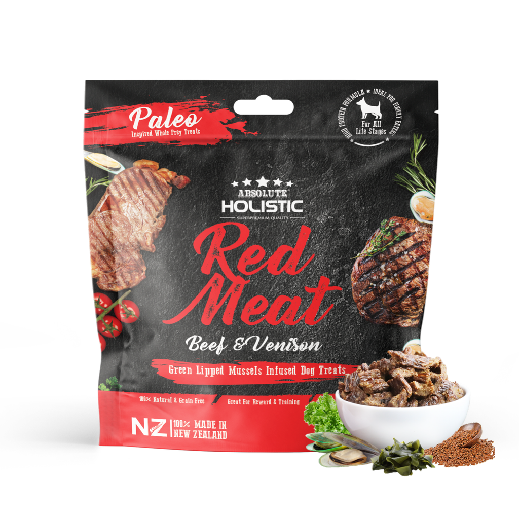 Absolute Holistic Air Dried Treats for Dogs - Red Meat (100g)