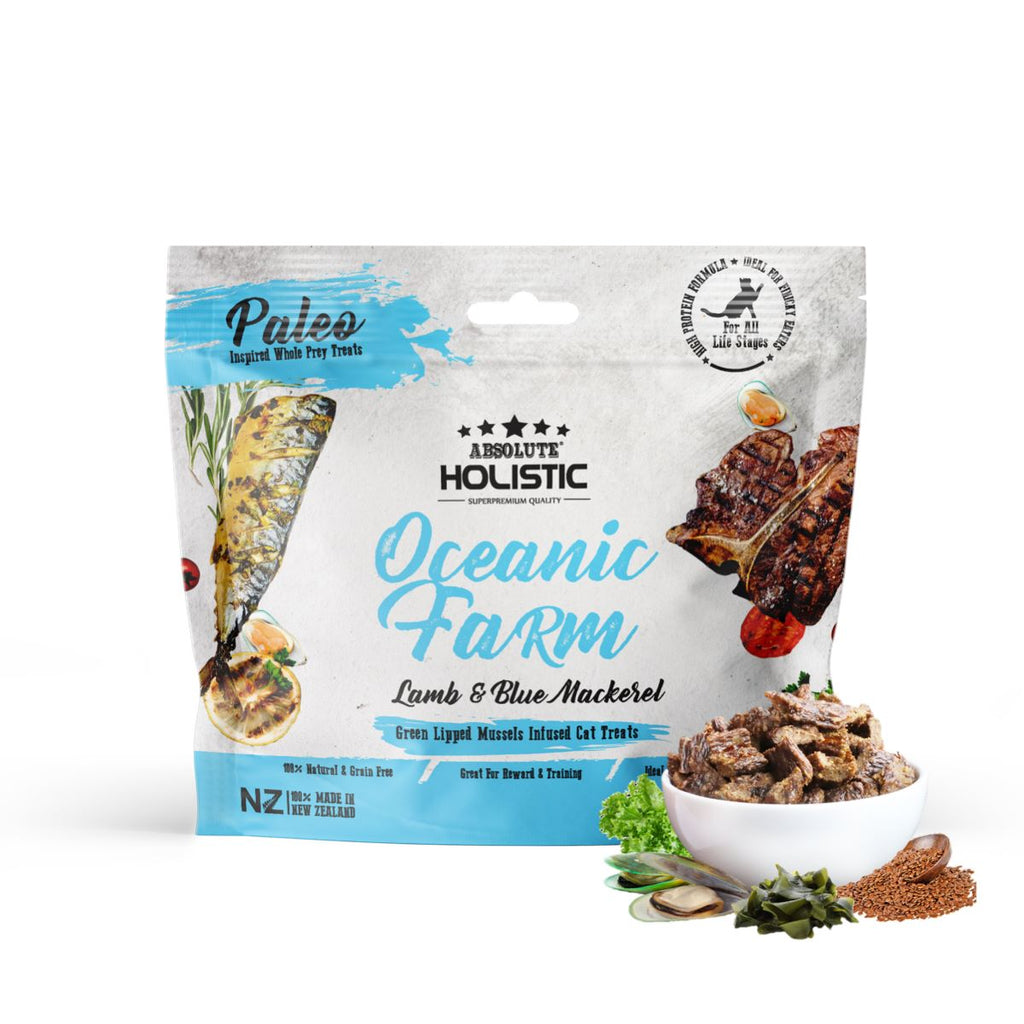Absolute Holistic Air Dried Treats for Cats - Oceanic Farm (50g)