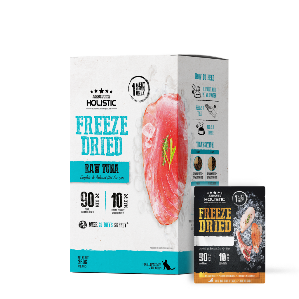 Absolute Holistic Freeze Dried Raw Patties for Cats - Tuna (Sample)