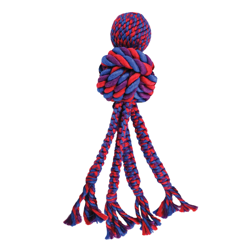 KONG Dog Toy - Wubba™ Weaves with Rope Assorted (3 Sizes)