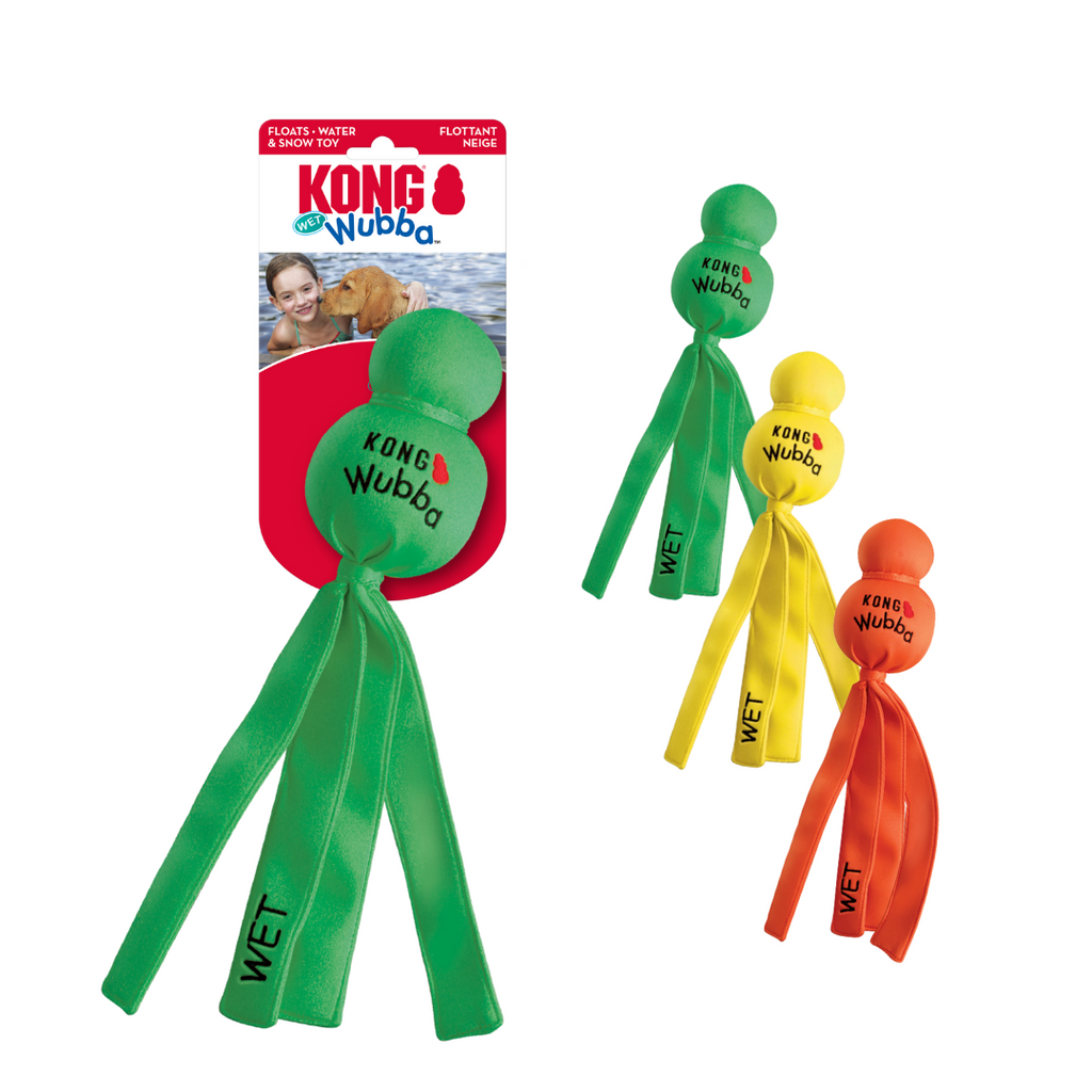 KONG Dog Toy - Wet Wubba™ Assorted (2 Sizes)KONG Dog Toy - Wet Wubba