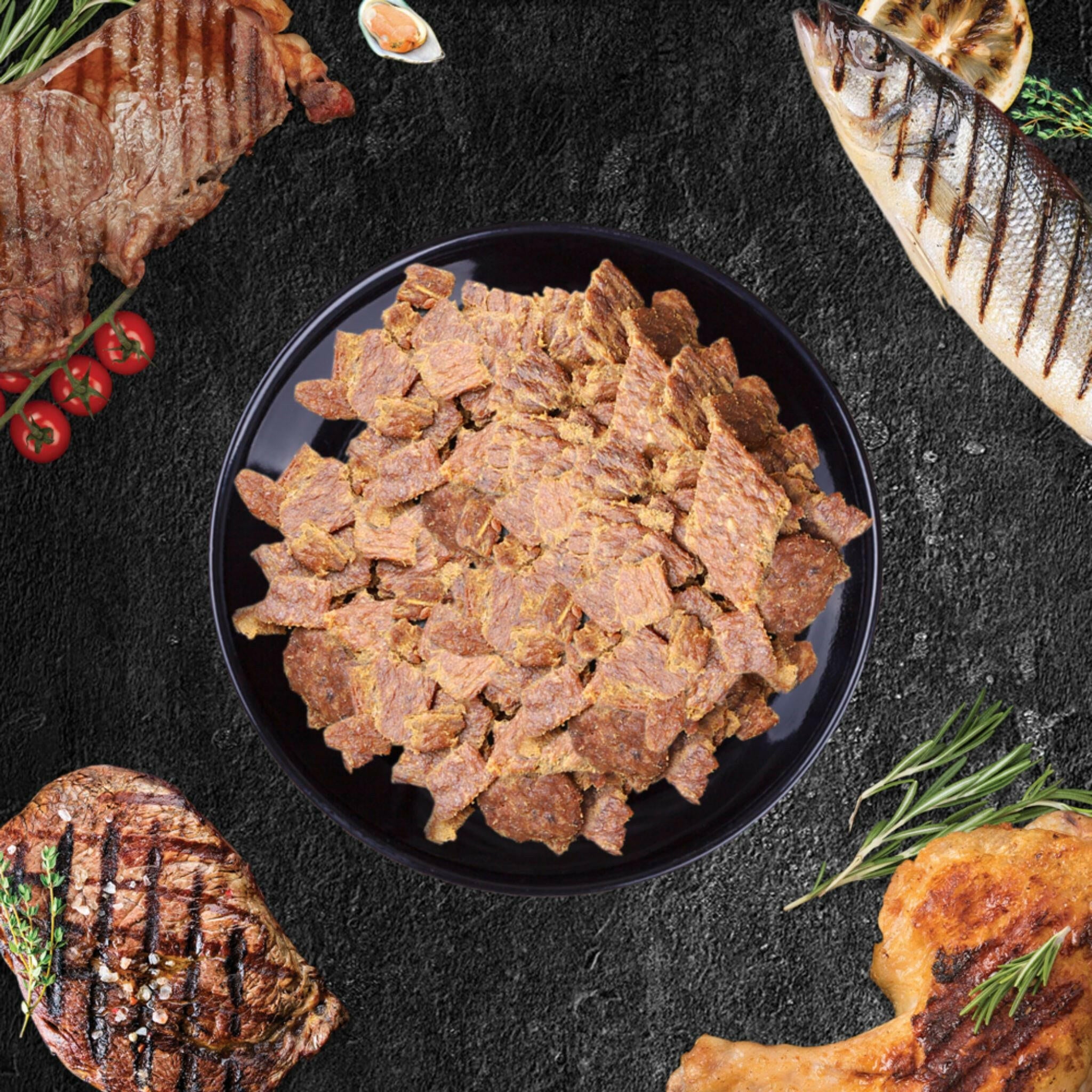 Absolute Holistic Air Dried Treats for Dogs - Red Meat (100g).