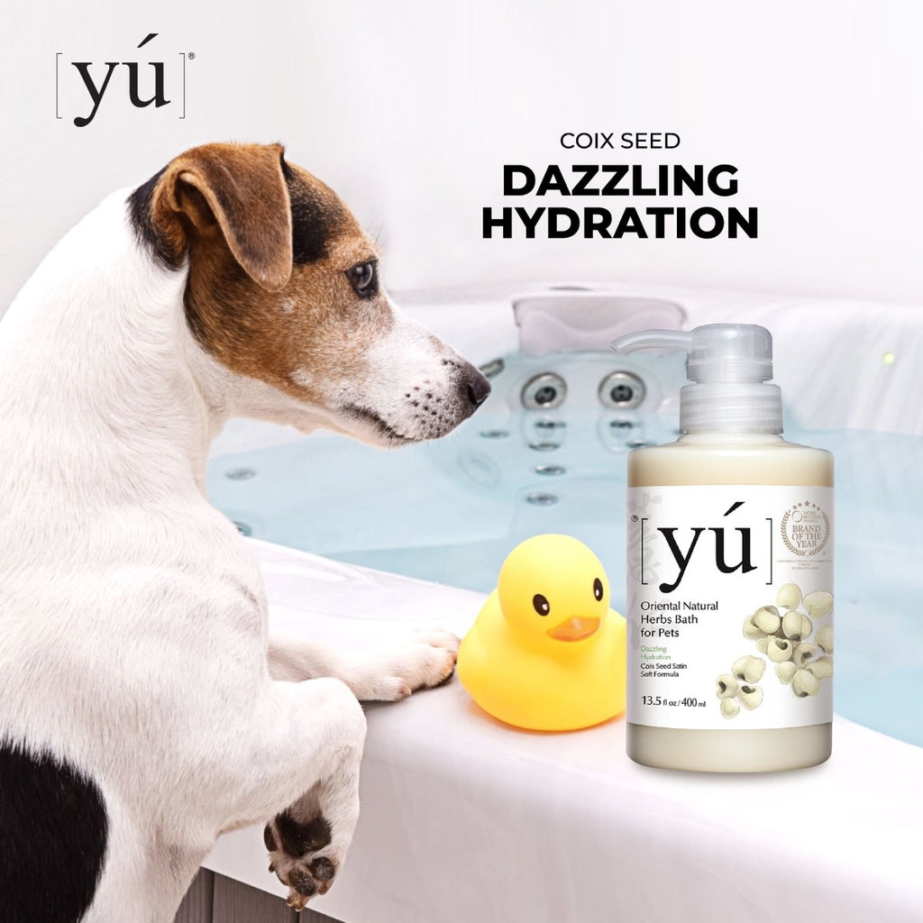 YU Oriental Natural Herbs Bath Shampoo for Cats & Dogs -  Satin Soft formula