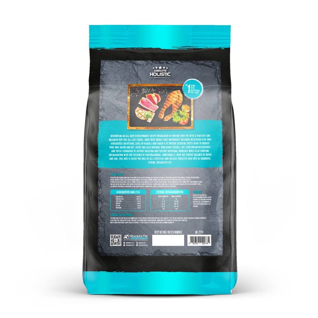 Absolute Holistic Kibbles in the Bag Dry Dog Food - Tuna & Salmon (2kg)