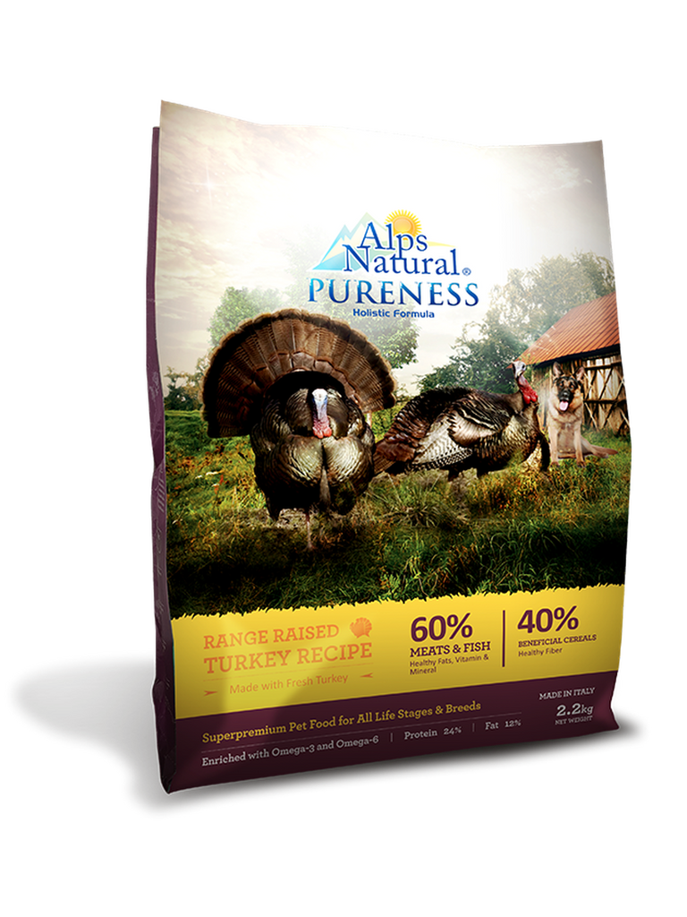 Alps Natural Pureness Holistic Dry Dog Food - Turkey Recipe (2.2kg)