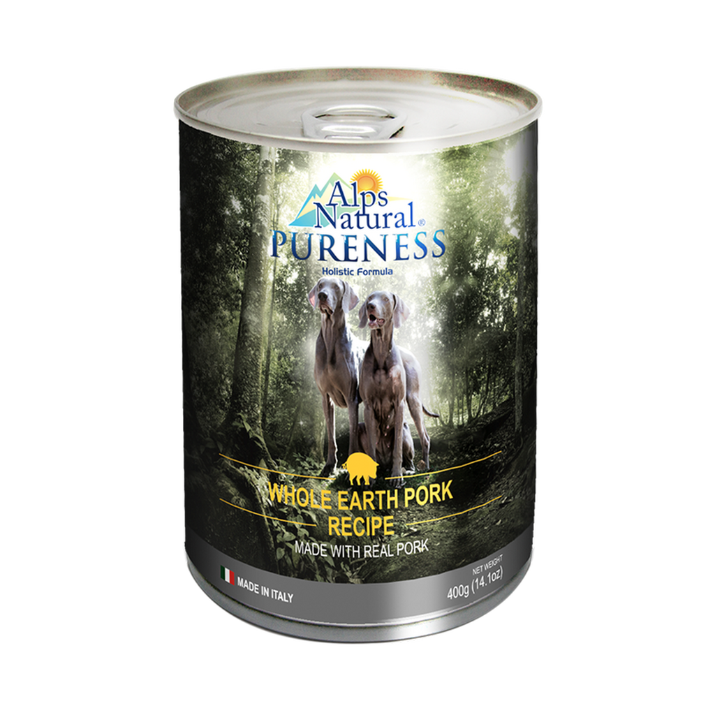 Alps Natural Canned Dog Food - Classic Pork (400g)