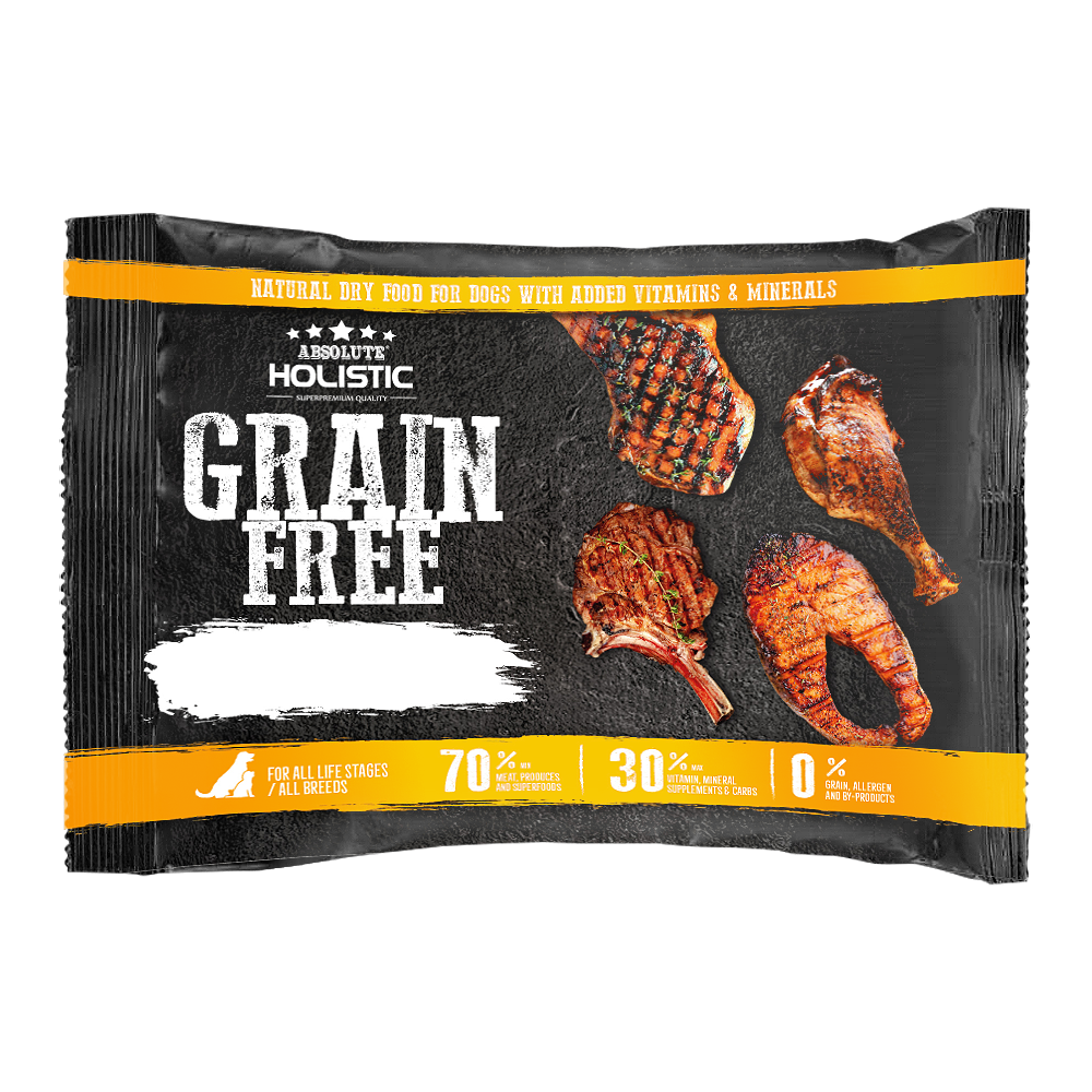 Absolute Holistic Grain Free Dry Dog Food - Salmon & Peas (Sample)