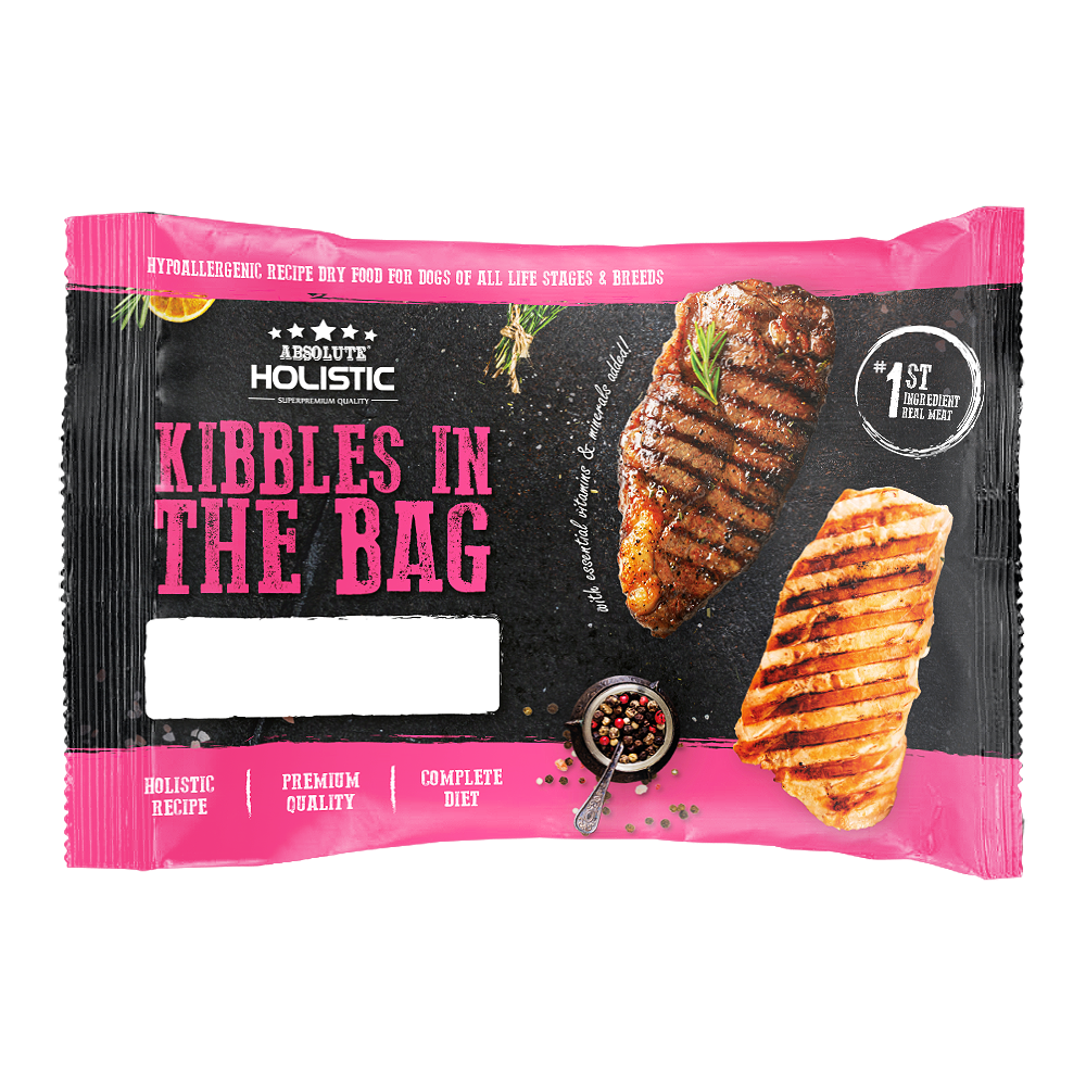 Absolute Holistic Kibbles in the Bag Dry Dog Food - Beef & Lamb (Sample)