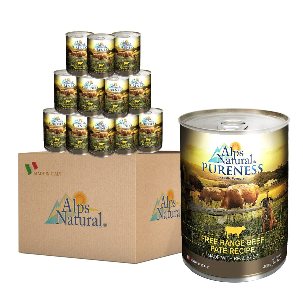 [CTN OF 24] Alps Natural Canned Dog Food - Classic Beef (400g)