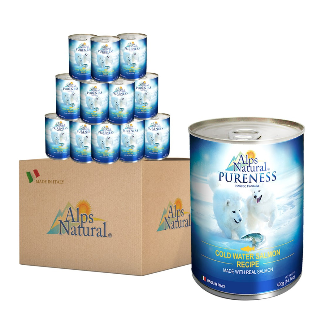 [CTN OF 24] Alps Natural Canned Dog Food - Classic Salmon (400g)