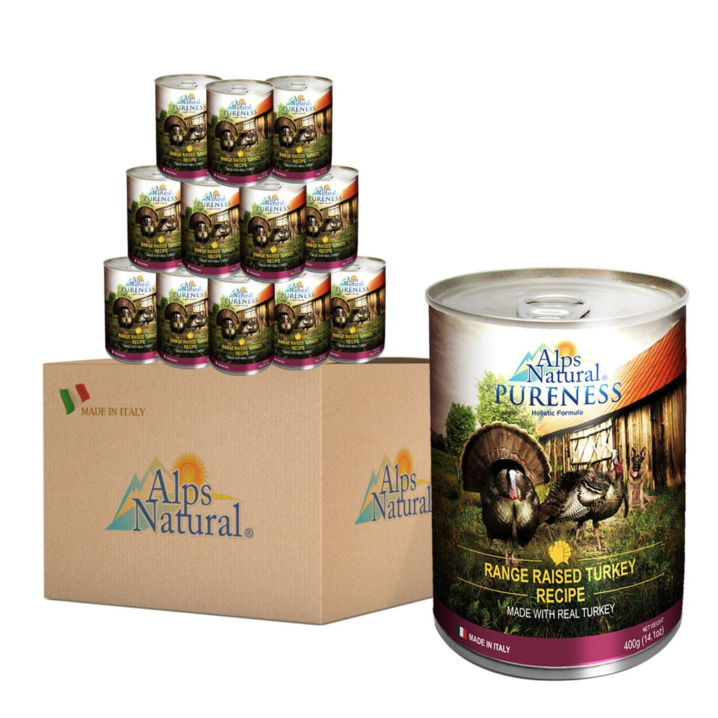 [CTN OF 24] Alps Natural Canned Dog Food - Classic Turkey (400g)