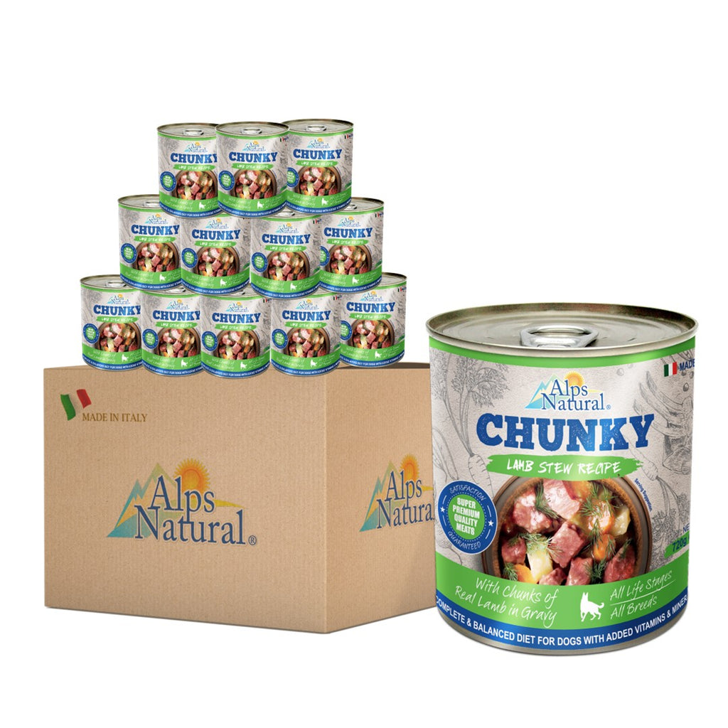 [CTN OF 12] Alps Natural Canned Dog Food - Chunky Lamb Stew Recipe (720g)[CTN OF 12] Alps Natural Canned Dog Food - Chunky Lamb Stew Recipe (720g)