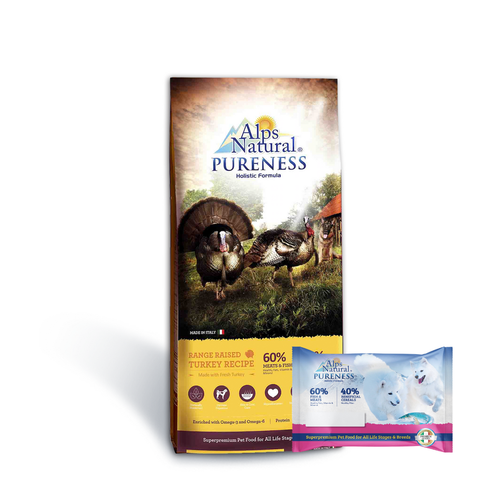 Alps Natural Pureness Holistic Dry Dog Food - Turkey Recipe (Sample)