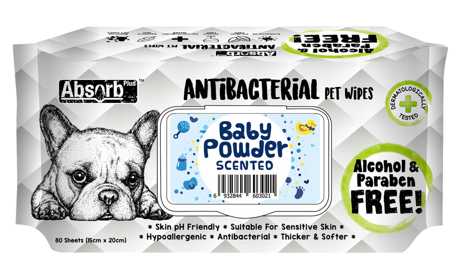 Antibacterial dog sale paw wipes