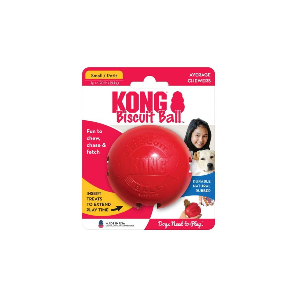 KONG Dog Toy - Biscuit Ball (1 Size)