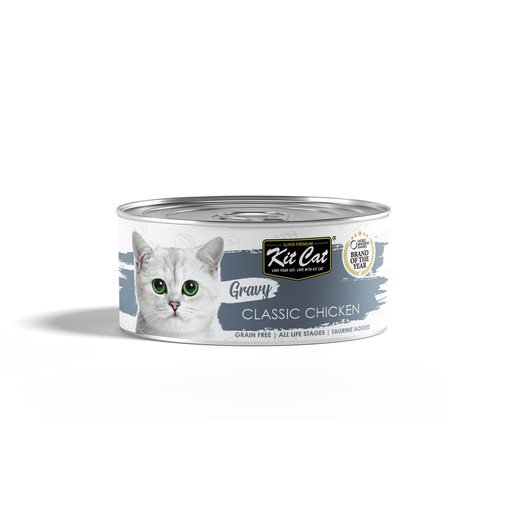 Kit Cat Gravy Cat Canned Food - Classic Chicken (70g)