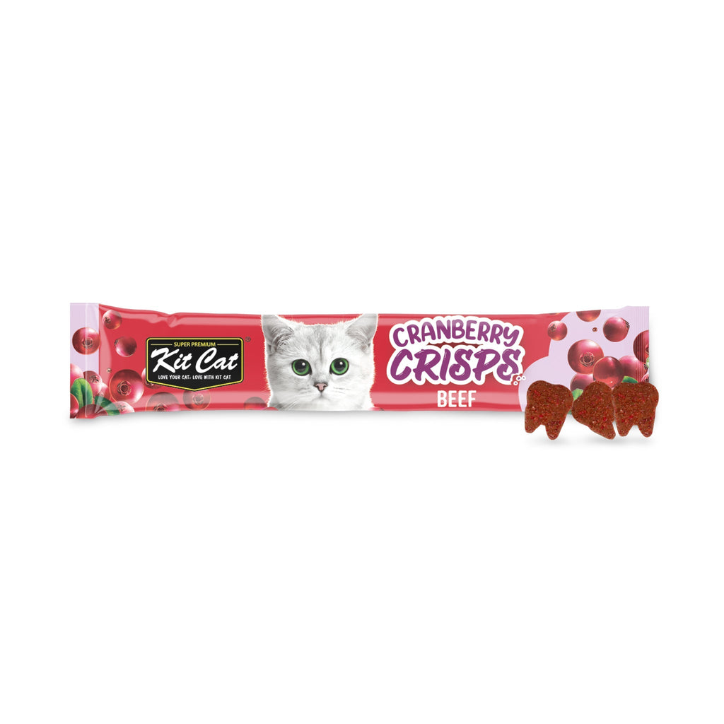 Kit Cat Cranberry Crisps Cat Treat - Beef (20g)