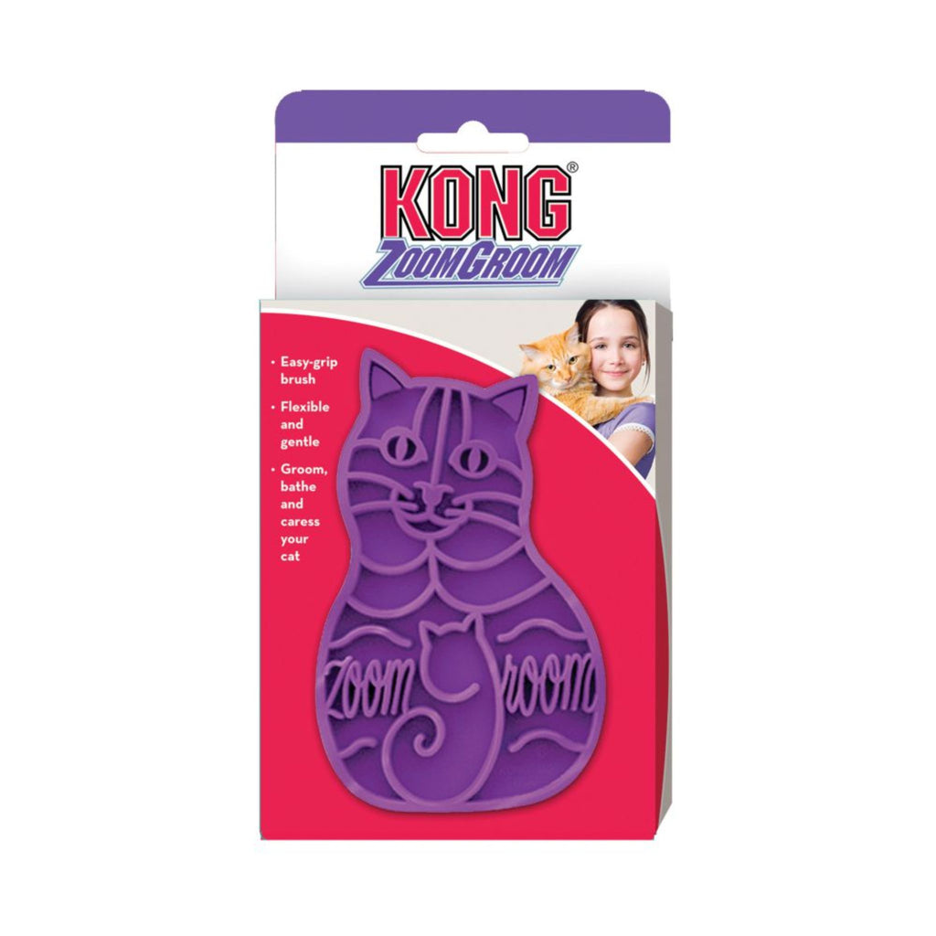 KONG ZoomGroom Cat Grooming Massage Brush (1 Size)