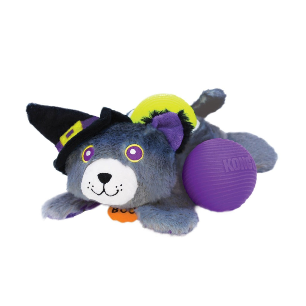 KONG Dog Plush Toy - Halloween Cozie™ Pocketz Cat (1 Size)