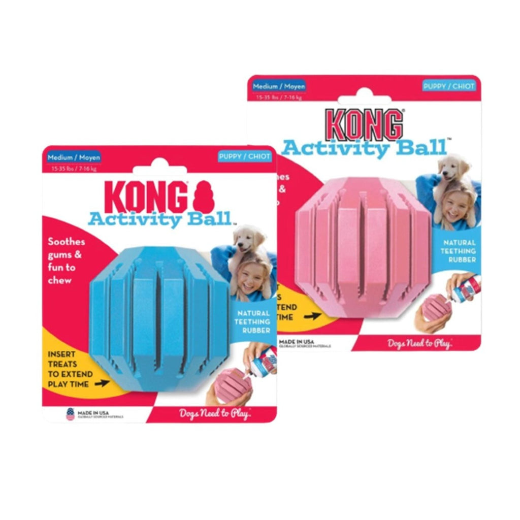 KONG Dog Toy - Puppy Activity Ball (2 Sizes)
