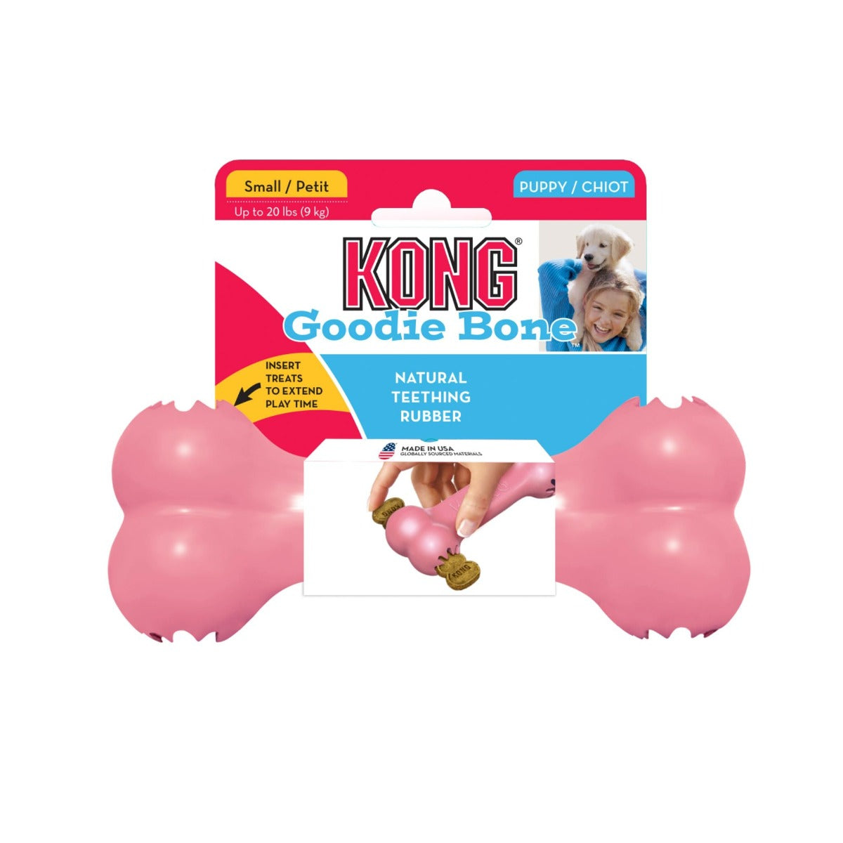 Kong Dog Toy Puppy Goo Bone B2k
