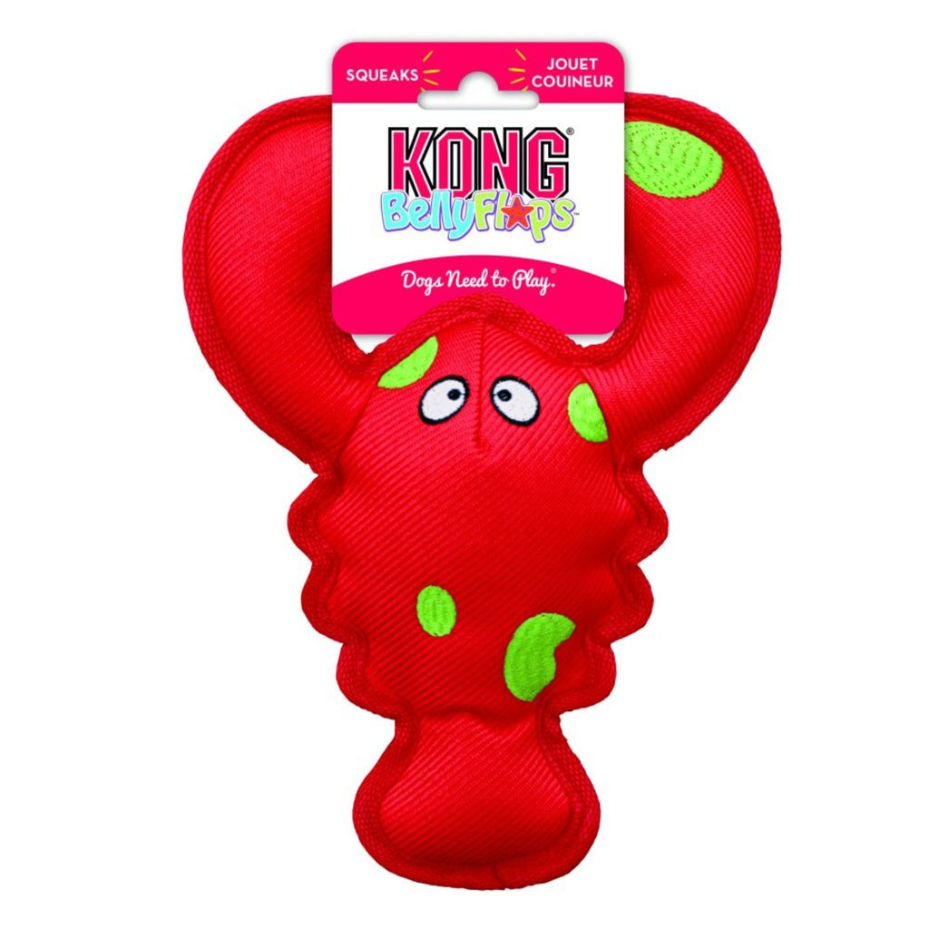 KONG Dog Toy - Belly Flops Lobster (1 Size)