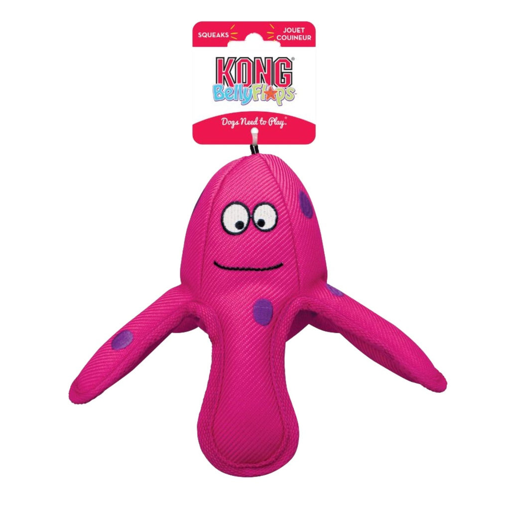KONG Dog Toy - Belly Flops Octopus (1 Size)
