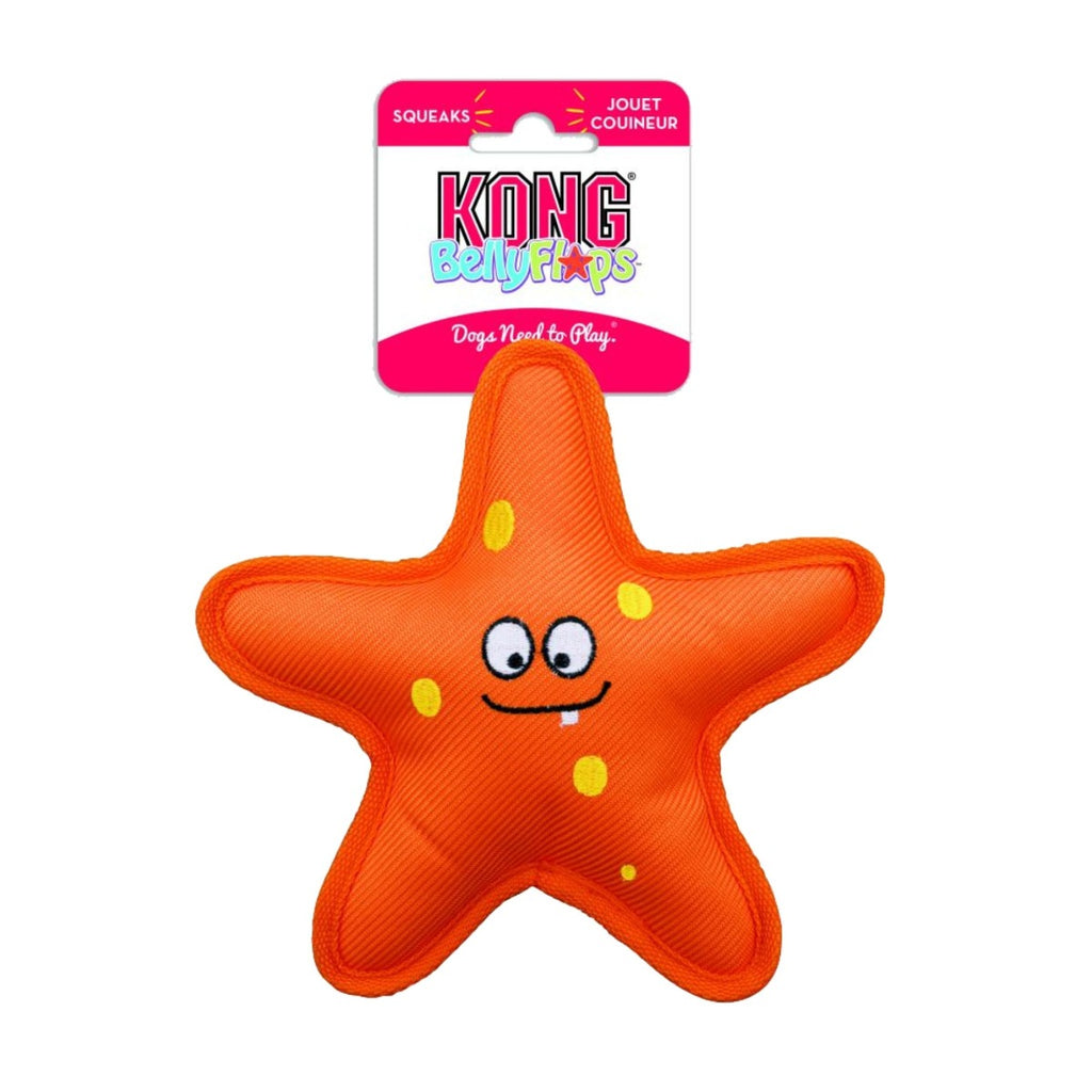 KONG Dog Toy - Belly Flops Starfish (1 Size)