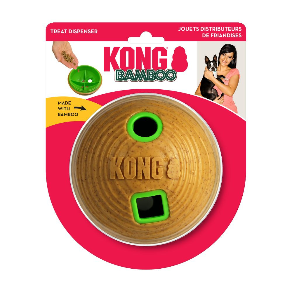 KONG Dog Toy - Bamboo Feeder Ball (1 Size)