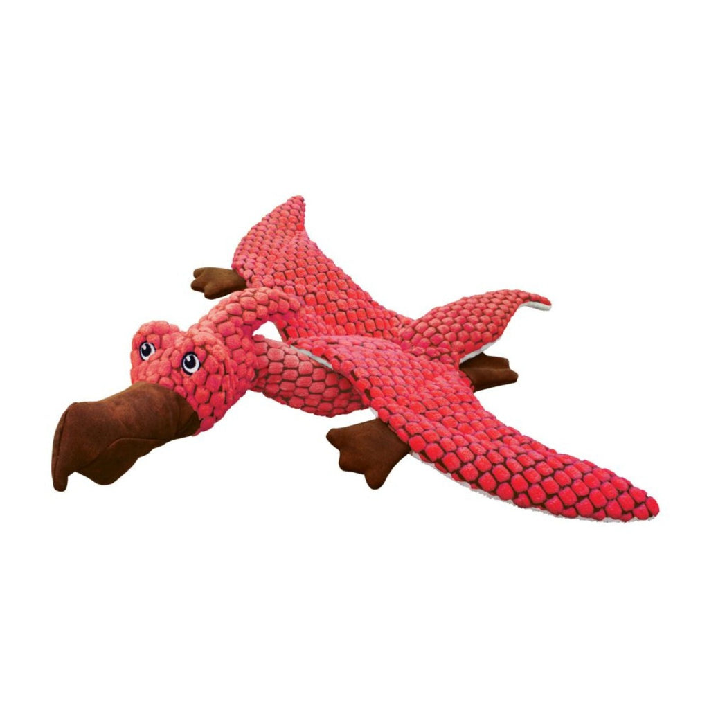 KONG Dog Toy - Dynos Pterodactyl Coral (2 Sizes)