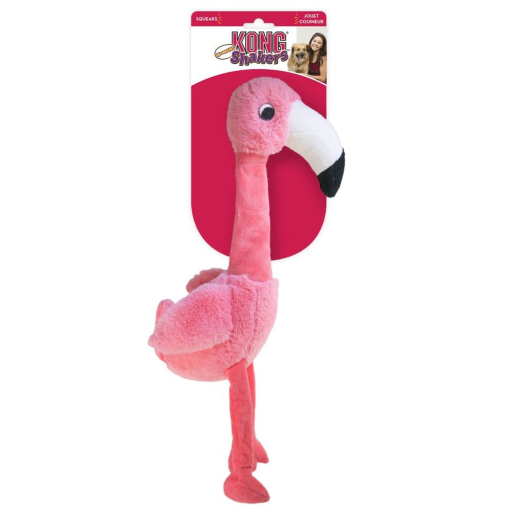 KONG Dog Toy - Shakers Honkers Flamingo (2 Sizes)
