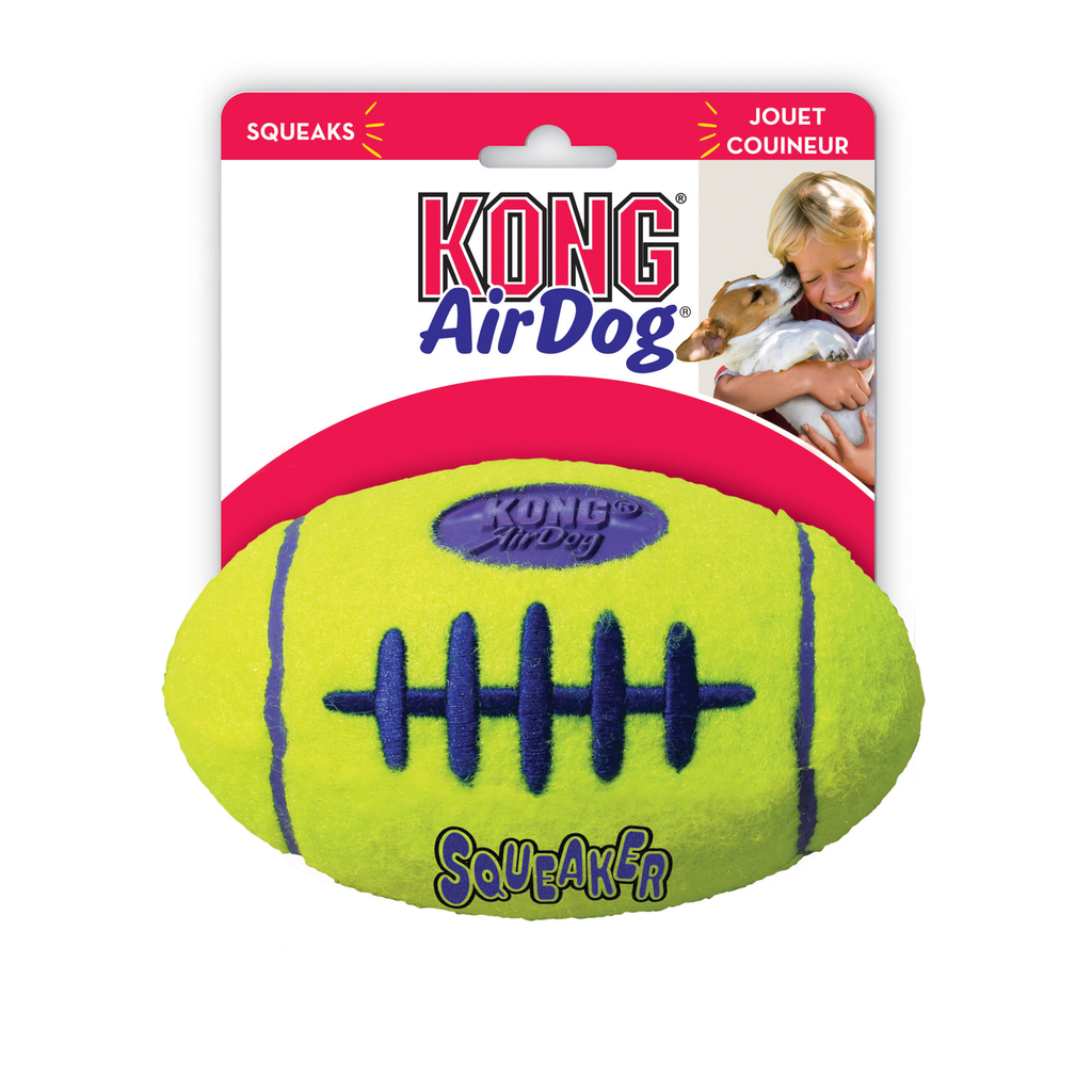 KONG Dog Toy - Airdog Squeaker Football (3 Sizes)