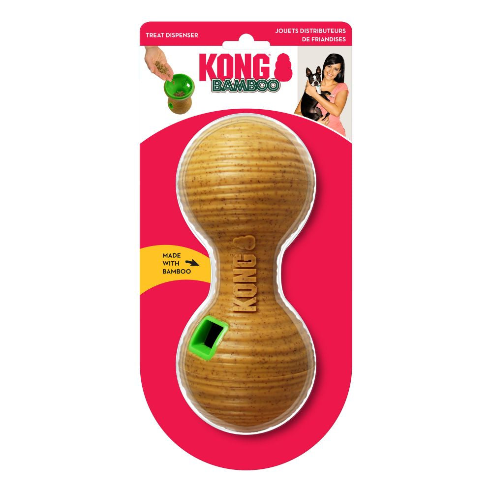 KONG Dog Toy - Bamboo Feeder Dumbbell (1 Size)