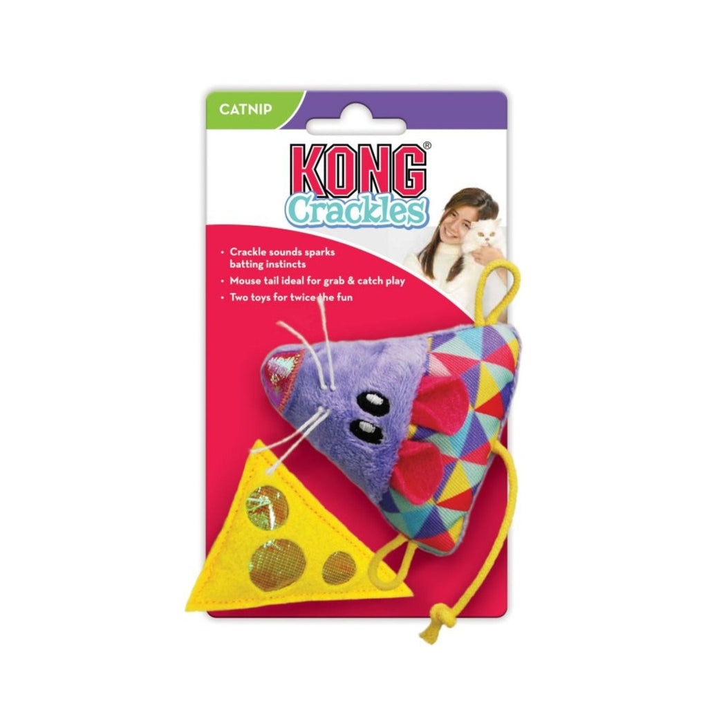 KONG Cat Toy - Crackles Mouse (1 Size)