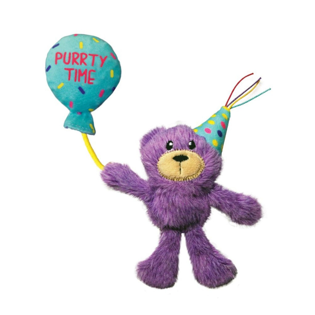 KONG Cat Toy - Cat Occasions Birthday Teddy (1 Size)