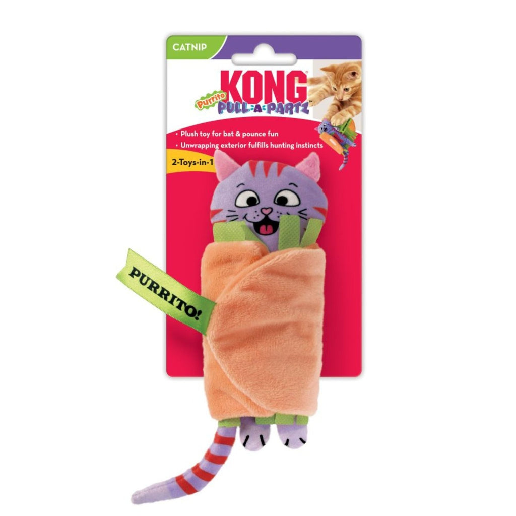 KONG Cat Toy - Pull-A-Partz Purrito (1 Size)