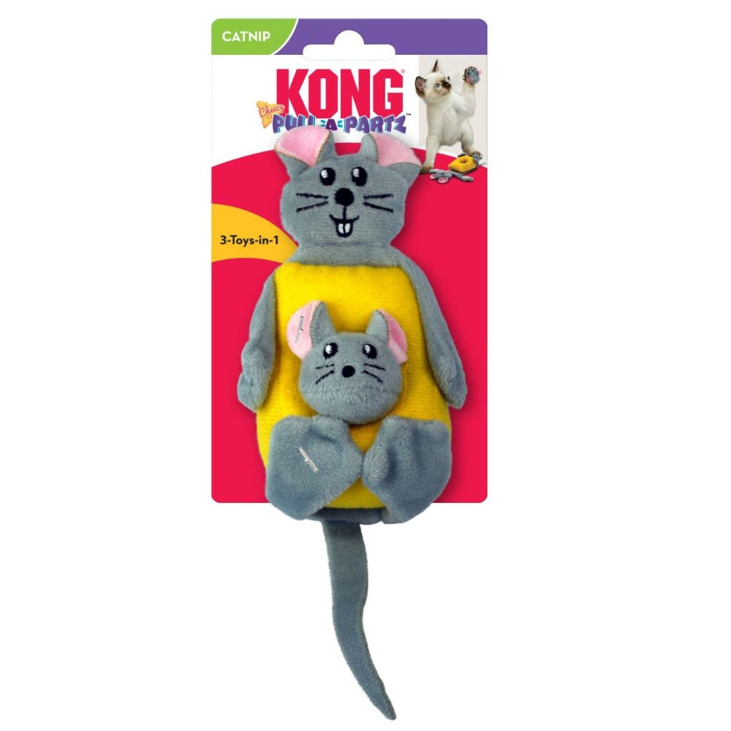 KONG Cat Toy - Pull-A-Partz Cheezy (1 Size)