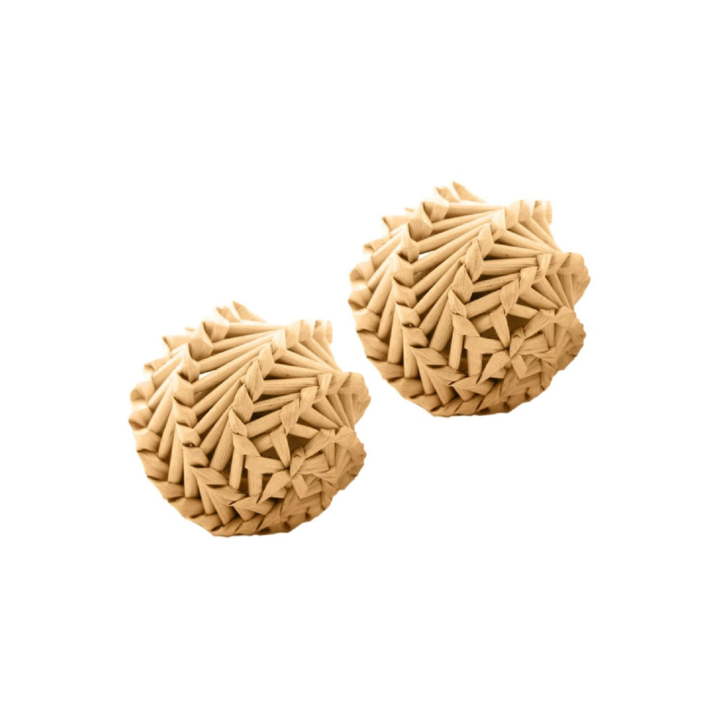 KONG Cat Catnip Toy - Naturals Straw Ball 2-pk (1 Size)