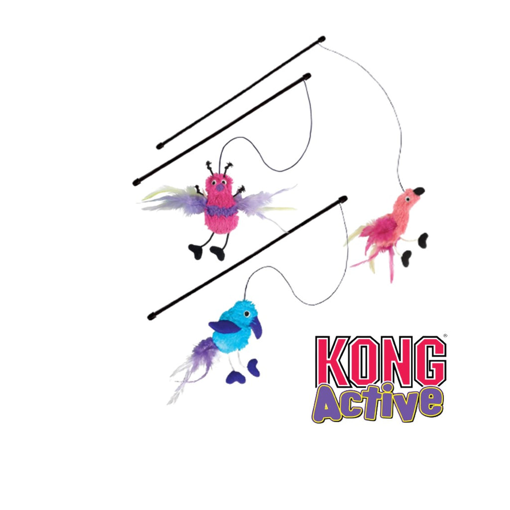 KONG Cat Toy - Teaser Feather  (1 Size)