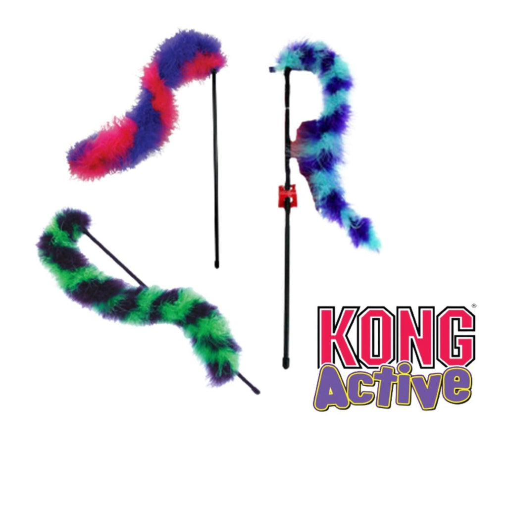 KONG Cat Toy - Cat Active Twisted Boa Teaser (1 Size)