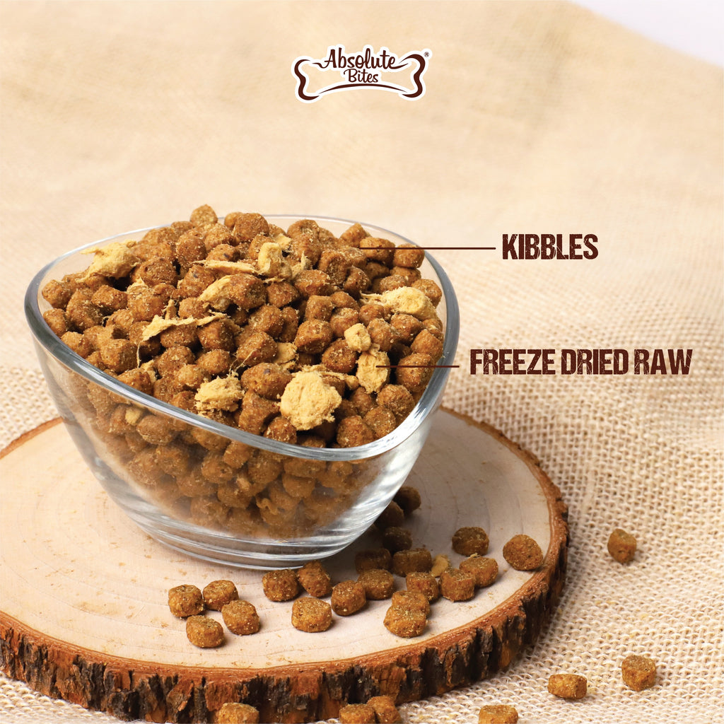 Absolute Bites Raw Craft Freeze Dried Blended Dog Food (3lbs)