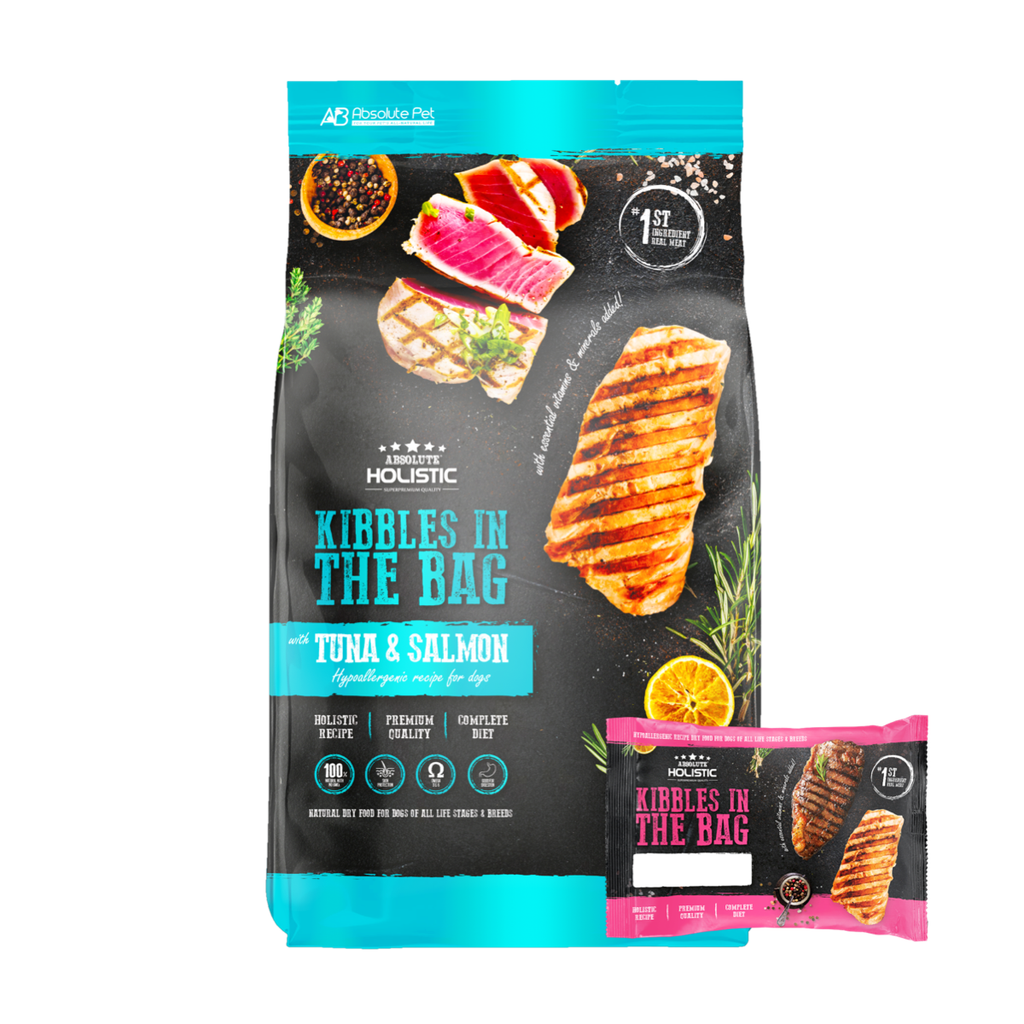 Absolute Holistic Kibbles in the Bag Dry Dog Food - Tuna & Salmon (Sample)