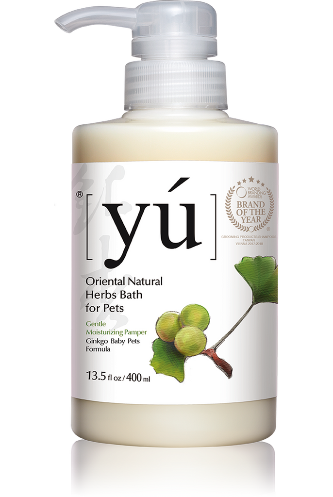 YU Oriental Natural Herbs Bath Shampoo for Cats & Dogs -  Baby Pets formula